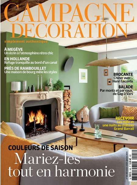 Abonement CAMPAGNE DECORATION - Le magazine reve pour faire le plein d'idees faciles a reproduire ou a interpreter chez vous. Vous trouverez dans chaque numero de nombreux exemples de decoration pour votre maison, une selection d'objets de charme et de brocante (...)